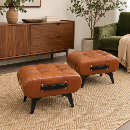 Minimalist Footstool With Hidden Storage