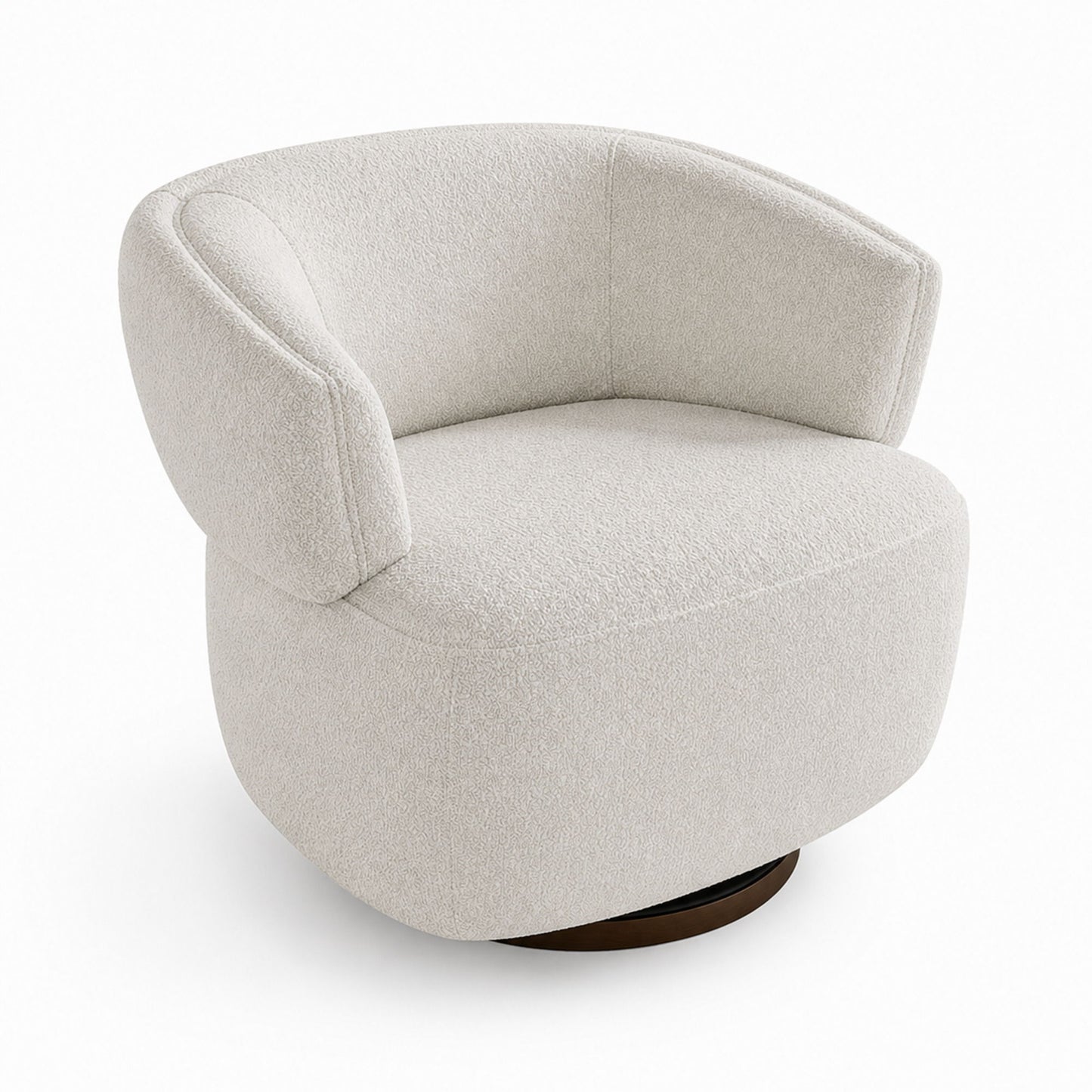 Swivel Barrel Accent Oversized Club Chair