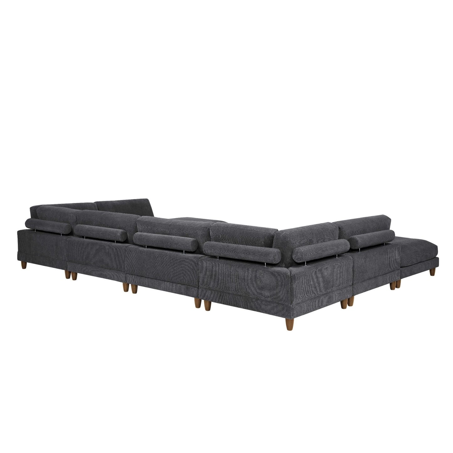 Modern Modular Sectional With Adjustable Back Support
