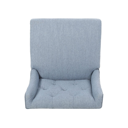 Vienna - Contemporary Fabric Tufted & Wingback Counter Stools (Set of 2)