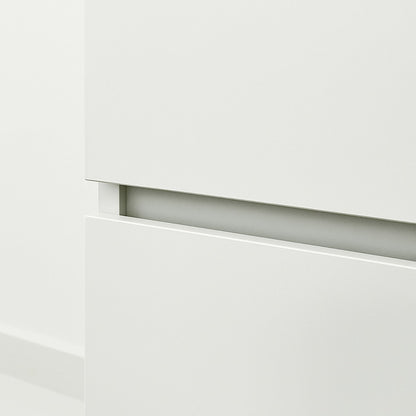 Elise - Modular Closet System With Mirror And Customizable Storage - White