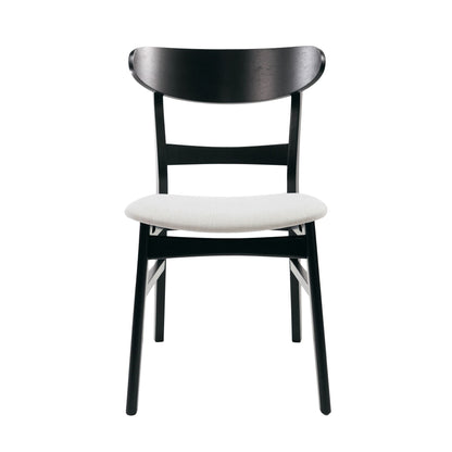 Modern Dining Chairs With Cushioned Seat (Set of 2)