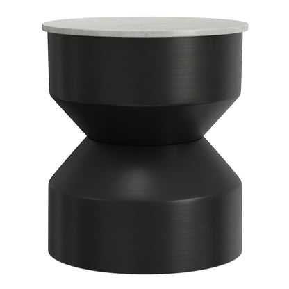 Maxine - Side Table - Black White