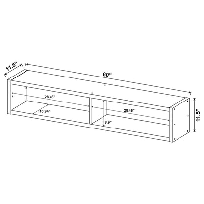 Barnaby - 4 Piece Rectangular Entertainment Center - Cappuccino