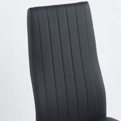 Dining Chair (Set of 4) - Golden Black