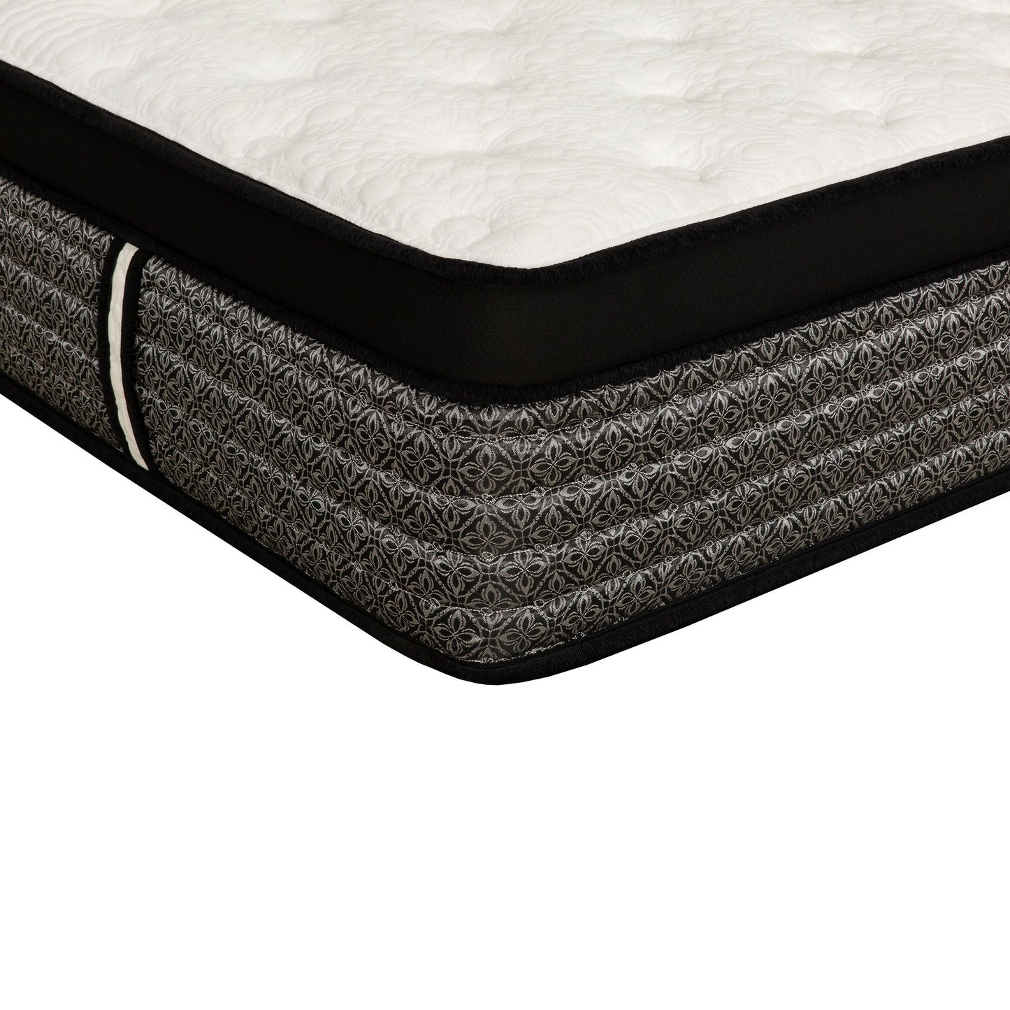 16" Premium Hybrid Mattress In A Box Plush Gel Memory Foam Top With Cooling Technology - Gray / White - Queen