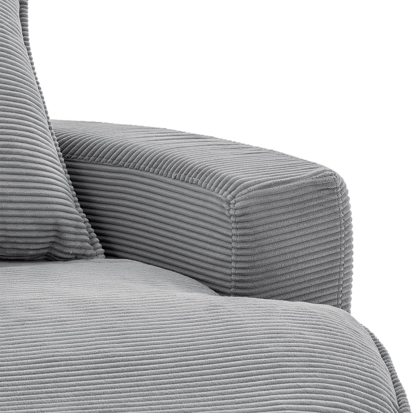 360° Swivel Accent Barrel Chair With Dual Layer Cushion And 3 Removable Pillows