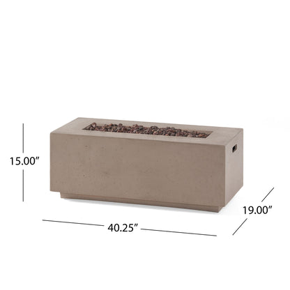 Contemporary Outdoor 40, 000 Btu Propane Fire Pit
