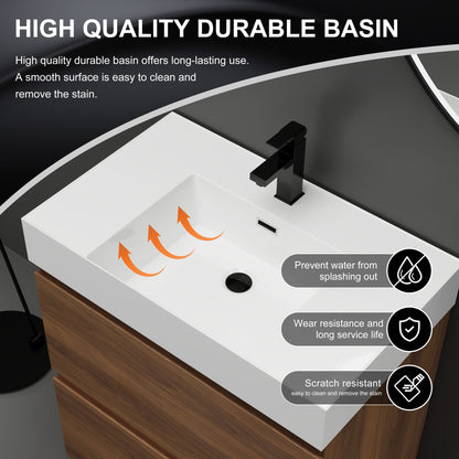 Modern Freestanding Bathroom Vanities With Single Sink Combo