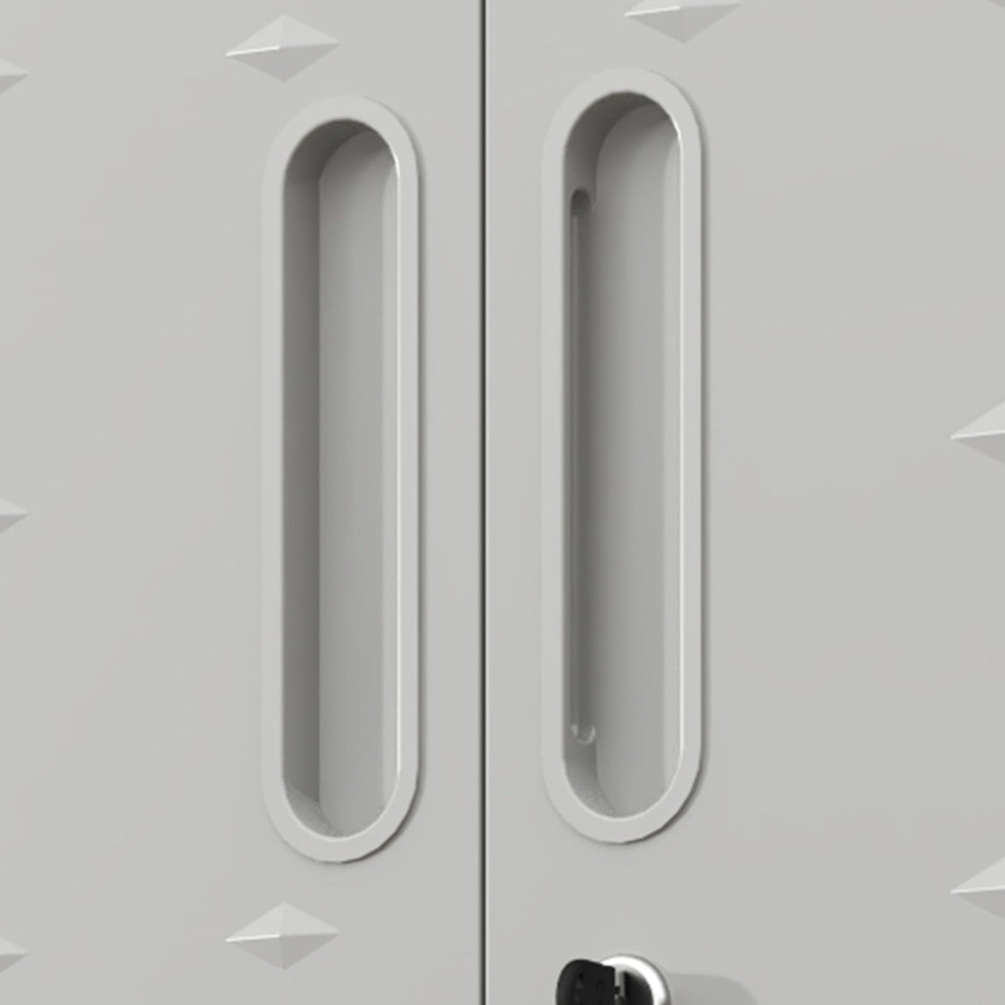 Metal Wall Mounted Tool Storage Cabinet With Locking Door, 1 Shelf & 1 Drawer