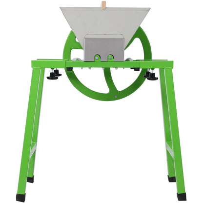 Manual Juice Maker Fruit Wine Press And Crusher With Filter Bag For Apple, Grape, And Berries - Green