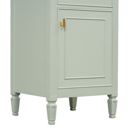 Bathroom Vanity With Sink, Adjustable Shelf, Tilt-Out Drawer