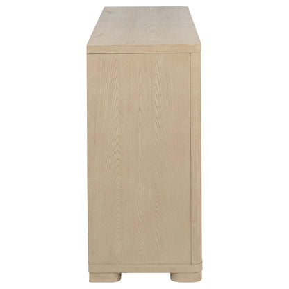 Mirador - 6 Drawer Bedroom Dresser - Natural