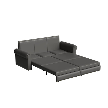 Chesterfield Sofa & Pull Out Bed
