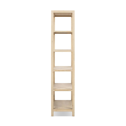 Ellis - 5 Shelf Open Frame Bookcase - Natural