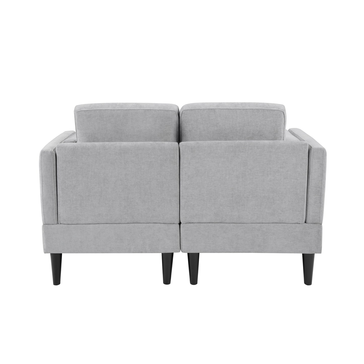 Chaise Lounge Sofa Bed With Dual Layer Armrests For Living Room
