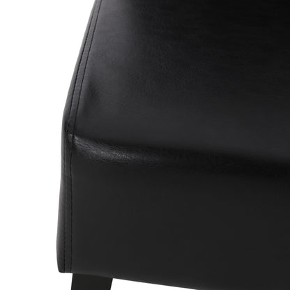 Contemporary Dining Chair With Rubberwood Legs (Set of 2)
