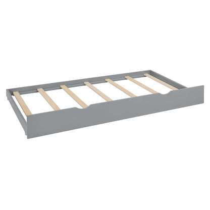 Daybed With All-In-One Cabinet And Shelf