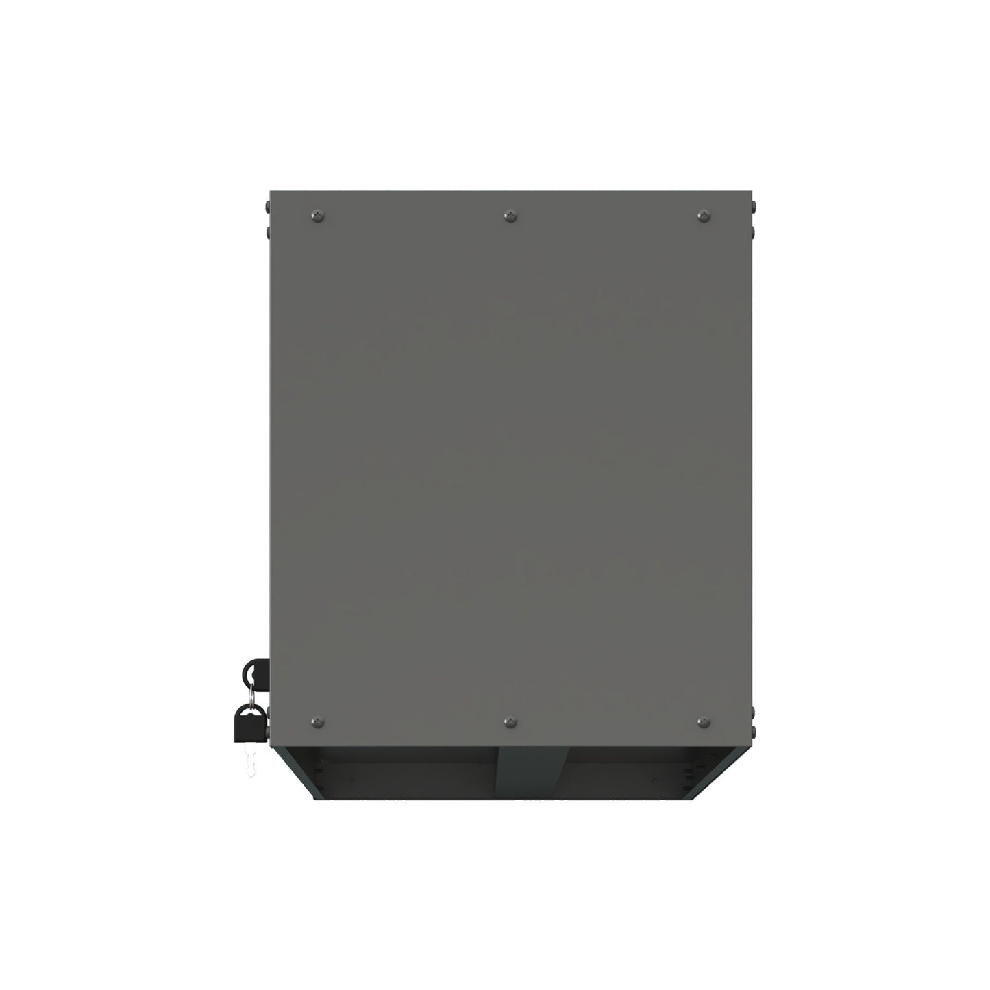 Heavy Duty, Metal Wall Mounted Tool Storage Cabinet Steel Metal Garage Storage Cabinet - Black / Gray