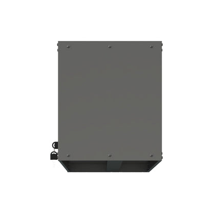 Heavy Duty, Metal Wall Mounted Tool Storage Cabinet Steel Metal Garage Storage Cabinet - Black / Gray