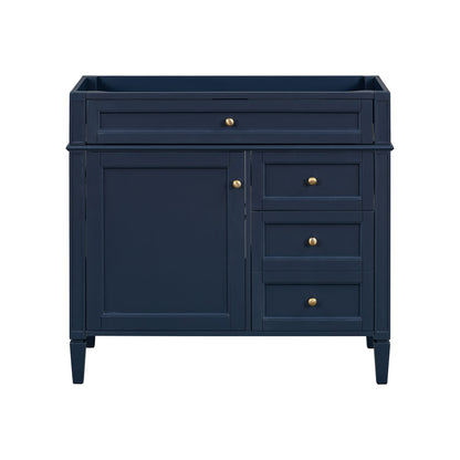 Bathroom Vanity With 2 Drawers And Tip-Out Drawer, Storage Cabinet