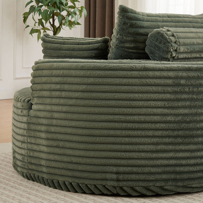 Modern Single Sofa With Backrest Pillow For Living Room