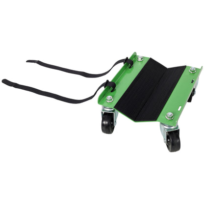 Heavy Duty Snowmobile Dolly With V Slide And Swivel Casters Steel, 1500Lbs Capacity