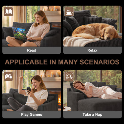 Chaise Lounge Chair, Deep Seat Sleeper Couch For Living Room
