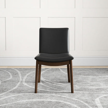 Laura - Mid-Century Modern Solid Wood Dining Chair (Set of 2)