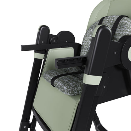 Convertible Baby High Chair To Rocker With 5 Point Harness