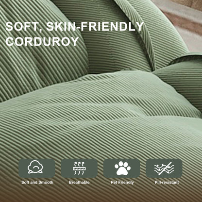 Upholstered Foldable Lazy Sofa Bed For Adults And Pets