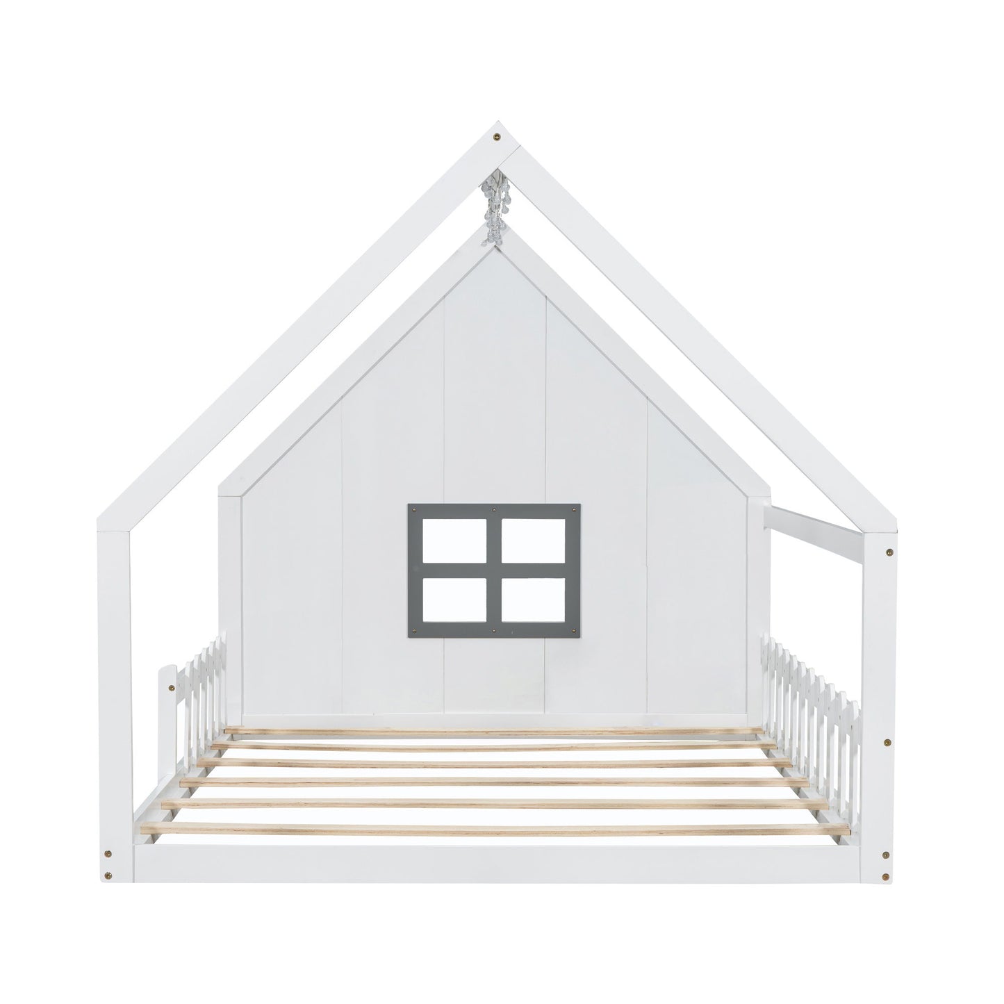 House Bed With Window And Fence