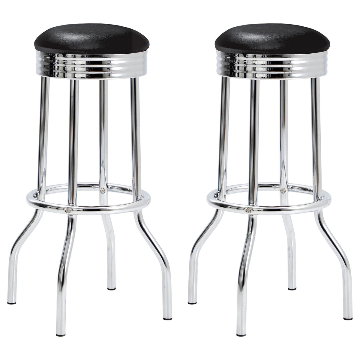 Bar Height Stool Vintage Style (Set of 2)