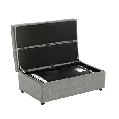 Twin Size Folding Ottoman Sleeper Bed With Mattress Convertible Guest Bed