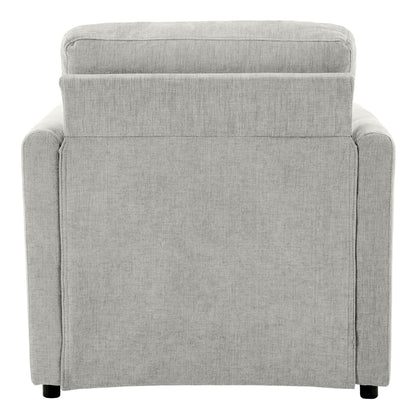 Cozy Upholstered Cushion Armchair For Living Room