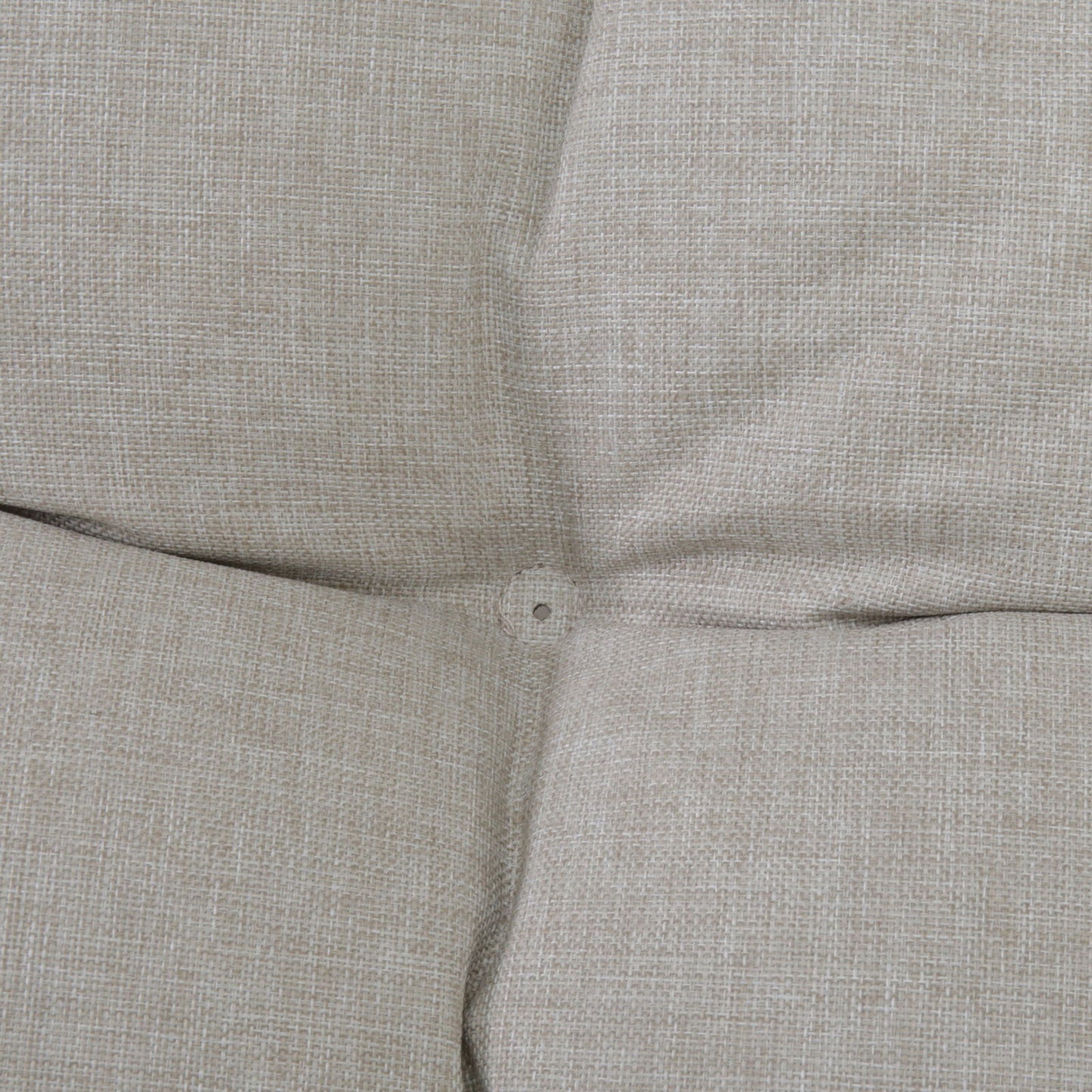 Patio Loveseat Sofa With Extra Thick Tufted Cushion - Brown