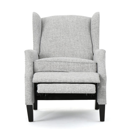 Westeros Wing Back Fabric Upholstered Recliner
