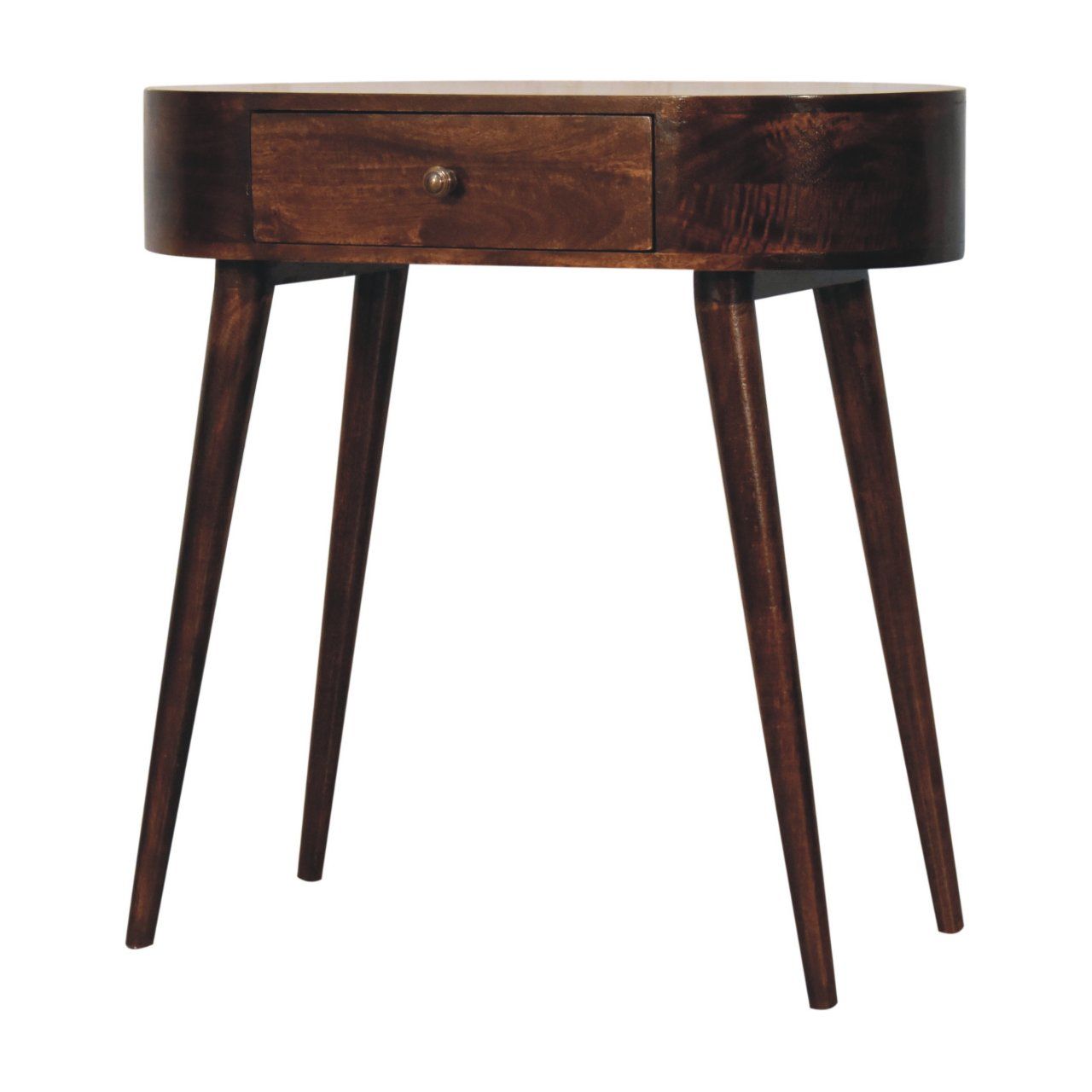 Rounded Wood Table