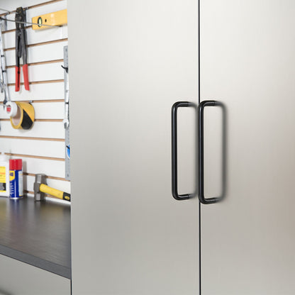 Astro Series - Garage Cabinet Set B With Soft Closing Drawers - Metallic Gray