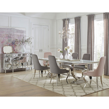Luxury Upholstered Back Dining Chairs (Set of 2)