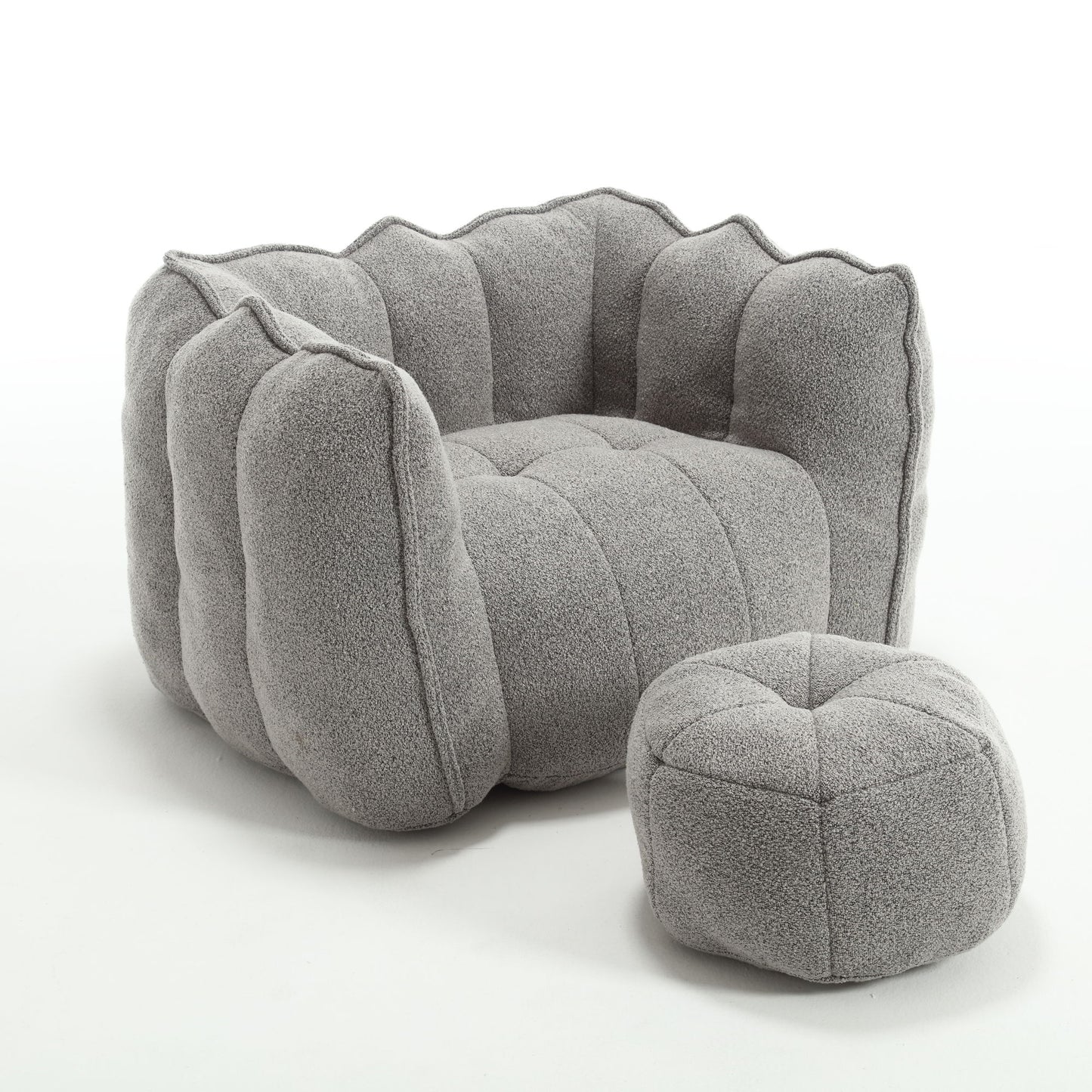 Soft Bean Bag Chair With High Resilient Foam