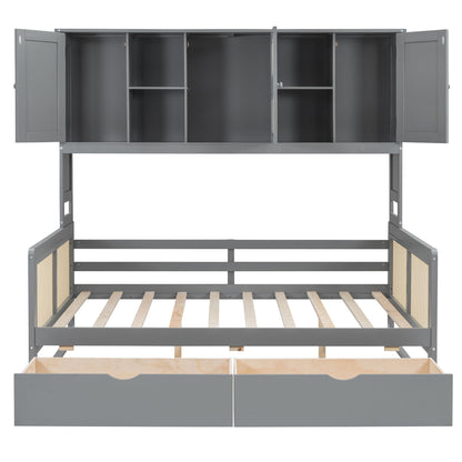 Daybed And All In One Cabinet And Shelf