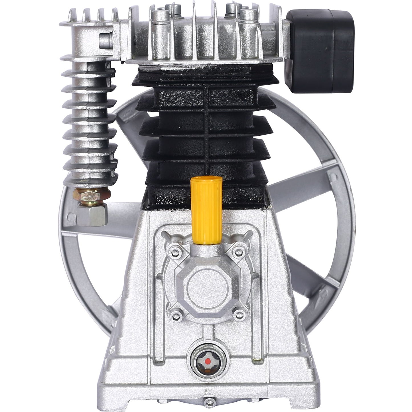 Piston 2Hp Air Compressor Head Pump 115Psi 1.5Kw - Silver