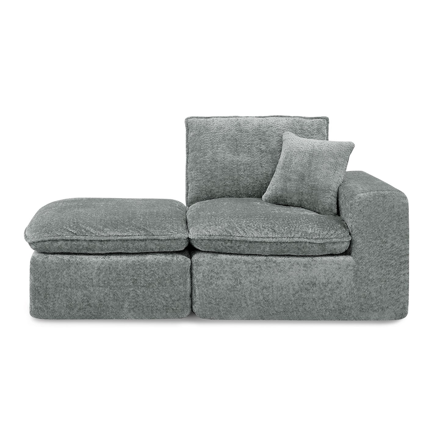 Sectional Sofa With Moveable Ottoman
