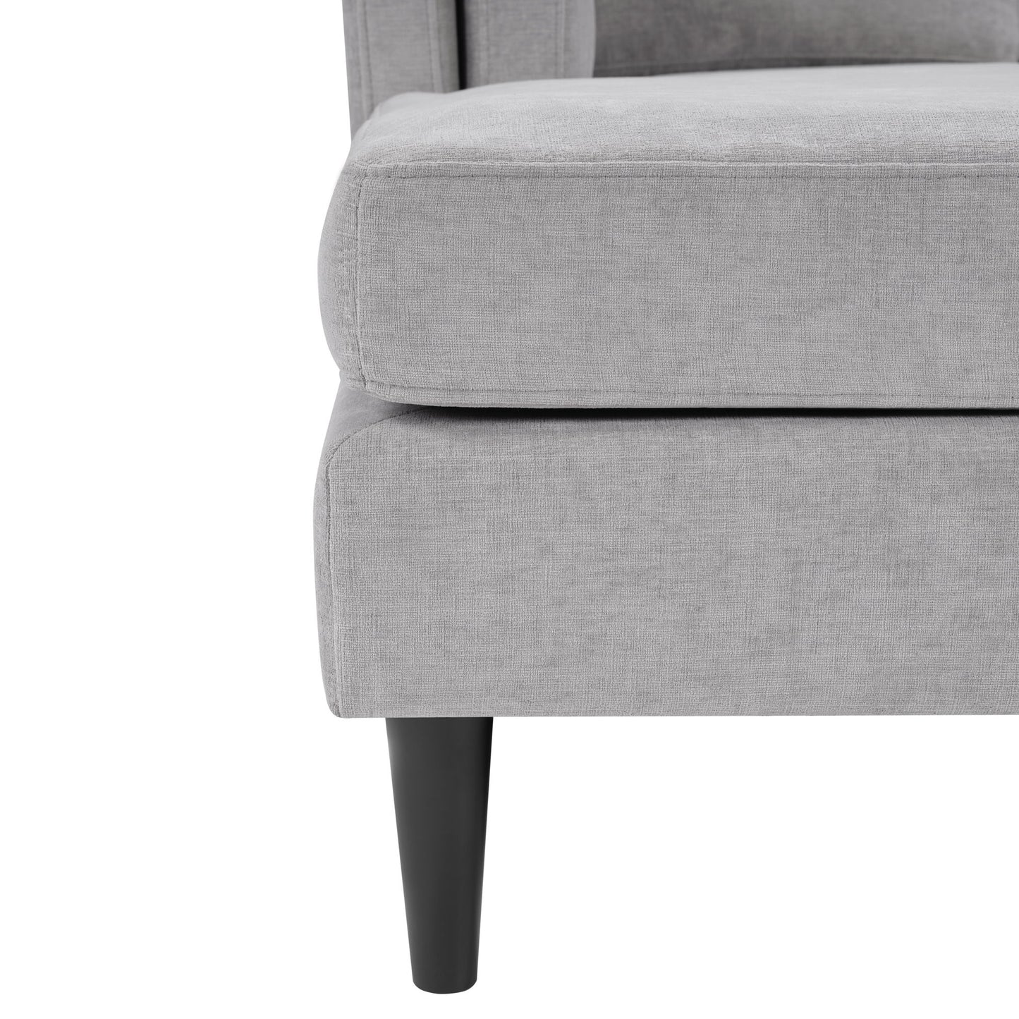 Chaise Lounge Sofa Bed With Dual Layer Armrests For Living Room