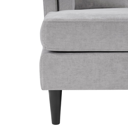 Chaise Lounge Sofa Bed With Dual Layer Armrests For Living Room