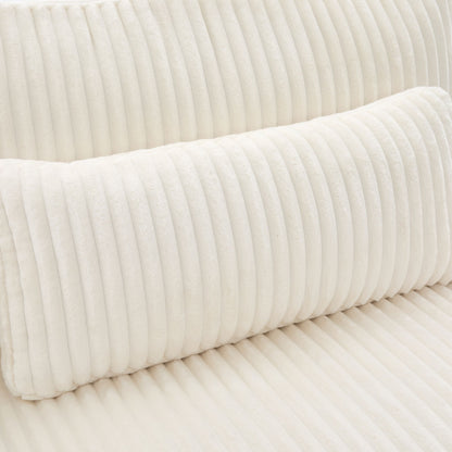 Modern Loveseat Sofa With 4 Pillows