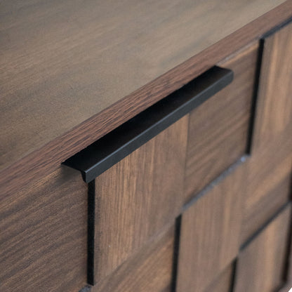 78" TV Stand With Storage Cabinets For Living Room - Walnut