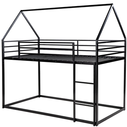 House Bunk Bed With Built In Ladder
