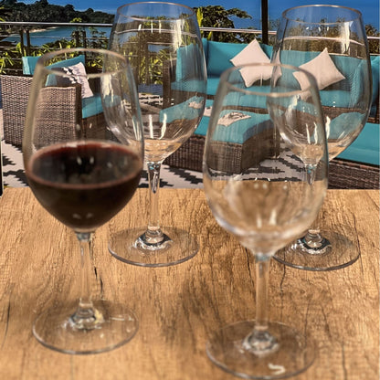 Leadingware Unbreakable Tritan Wine Glass (Set of 4), 20Oz, Bpa Free - Clear
